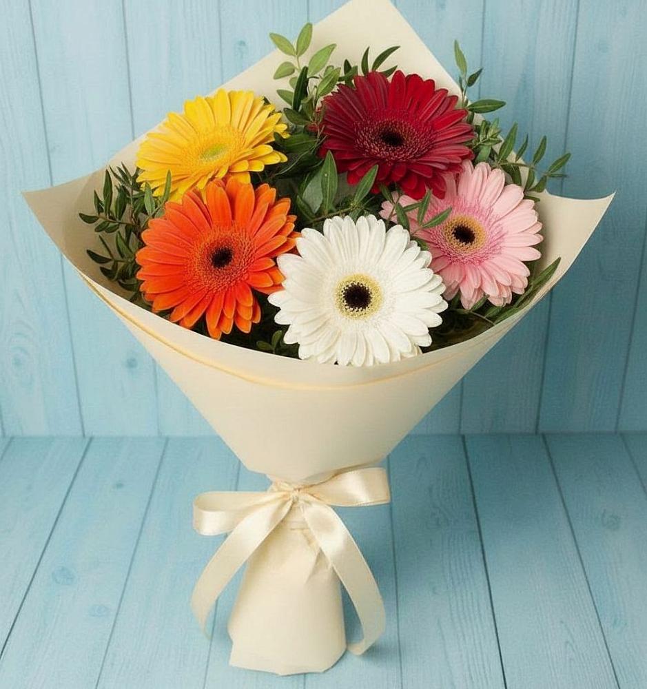 Букет цветов из: Герберы в Дмитриевка Уфимский район