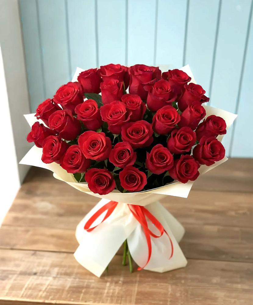 Букет 29 Красных роз в Дмитриевка Уфимский район