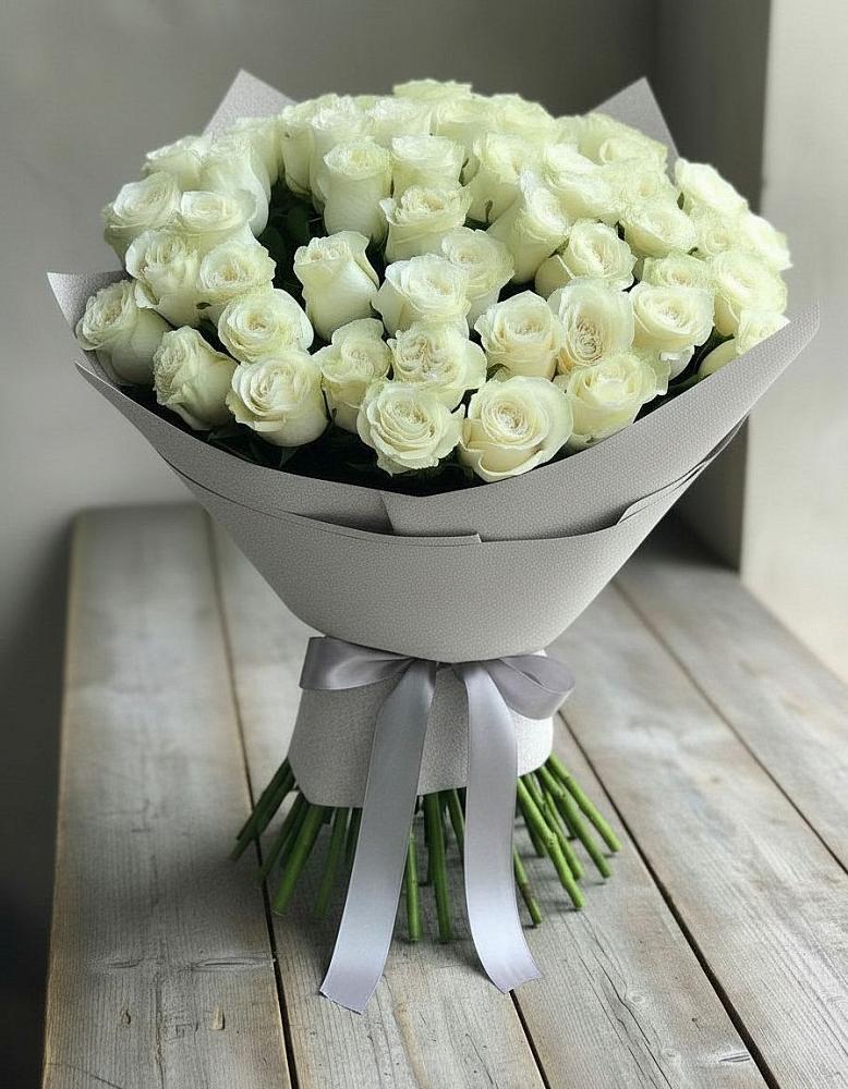 Букет 35 Белых роз в Дмитриевка Уфимский район