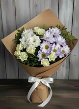 Букет цветов из:  Хризантемы и Розы #REPLACE_PRED# Дмитриевка Уфимский район