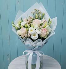 Букет цветов из:  Розы и Лизиантусы в Дмитриевка Уфимский район