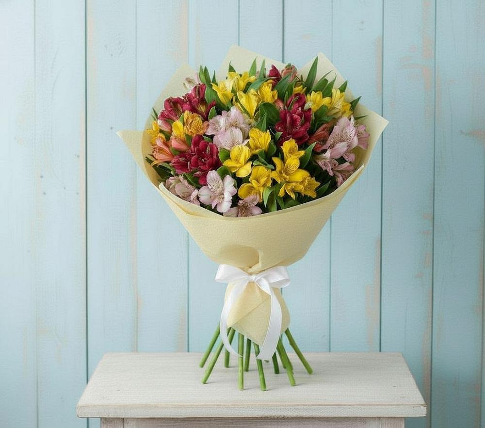 Букет цветов из: Альстромерии в Дмитриевка Уфимский район